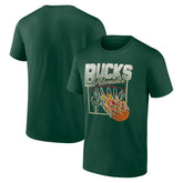 Milwaukee Bucks Alley Oop T-Shirt Hunter Green