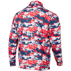 Minnesota Twins Digital Camo Performance Quarter-Zip Pullover Jacket - Red Jackets