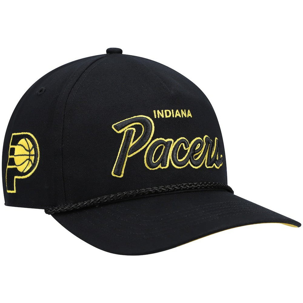 Indiana Pacers '47 Crosstown Script Hitch Snapback Hat Black - 47 brand