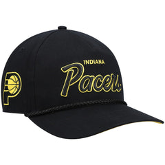 Indiana Pacers '47 Crosstown Script Hitch Snapback Hat Black - 47 brand