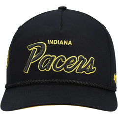 Indiana Pacers '47 Crosstown Script Hitch Snapback Hat Black - 47 brand