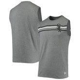 Chicago White Sox New Era Muscle Tank Top - Heathered Gray Tanks