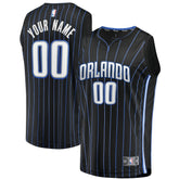 Orlando Magic Youth Fast Break Replica Custom Jersey Black Icon Edition - Fanatics