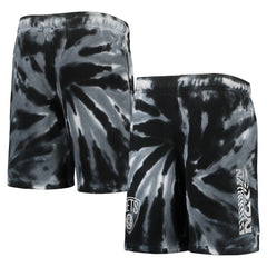 Brooklyn Nets Youth Santa Monica Tie-Dye Shorts Black outlet