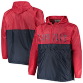 Washington Capitals Big & Tall Anorak Half-Zip Pullover Hoodie - Red | US 4675559