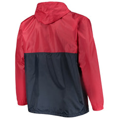Washington Capitals Big & Tall Anorak Half-Zip Pullover Hoodie - Red | US 4675559