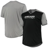 Chicago White Sox Solid V-Neck T-Shirt - Black/Gray T-shirts