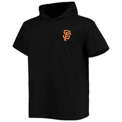 San Francisco Giants Big & Tall Jersey Short Sleeve Pullover Hoodie T-Shirt - Black Jerseys