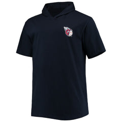 Cleveland Guardians Big & Tall Jersey Short Sleeve Pullover Hoodie T-Shirt - Navy Jerseys