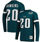Brian Dawkins Philadelphia Eagles Retired Player Name & Number Long Sleeve Top - Midnight Green Tops