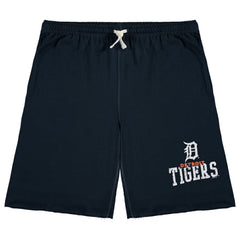 Detroit Tigers Big & Tall French Terry Shorts - Navy Shorts