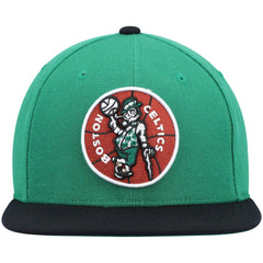 Boston Celtics Hardwood Classics Team Two-Tone 2.0 Snapback Hat Kelly Green/Black - Mitchell & Ness outlet