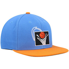Cleveland Cavaliers Hardwood Classics Team Two-Tone 2.0 Snapback Hat Blue/Orange - Mitchell & Ness