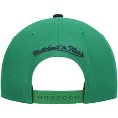 Dallas Mavericks Hardwood Classics Team Two-Tone 2.0 Snapback Hat Green/Navy - Mitchell & Ness outlet