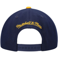 Golden State Warriors Hardwood Classics Team Two-Tone 2.0 Snapback Hat Navy/Gold - Mitchell & Ness