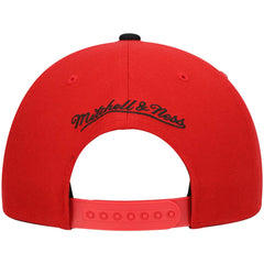 Miami Heat Hardwood Classics Team Two-Tone 2.0 Snapback Hat Red/Black - Mitchell & Ness