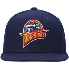 Golden State Warriors Hardwood Classics Team Ground 2.0 Snapback Hat Navy - Mitchell & Ness