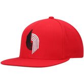 Portland Trail Blazers Hardwood Classics Team Ground 2.0 Snapback Hat Red - Mitchell & Ness