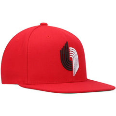 Portland Trail Blazers Hardwood Classics Team Ground 2.0 Snapback Hat Red - Mitchell & Ness