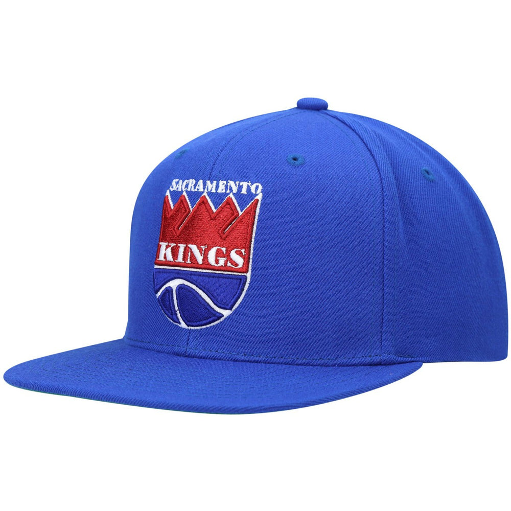 Sacramento Kings Hardwood Classics Team Ground 2.0 Snapback Hat Blue - Mitchell & Ness