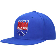 Sacramento Kings Hardwood Classics Team Ground 2.0 Snapback Hat Blue - Mitchell & Ness