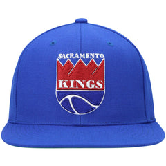 Sacramento Kings Hardwood Classics Team Ground 2.0 Snapback Hat Blue - Mitchell & Ness