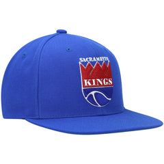 Sacramento Kings Hardwood Classics Team Ground 2.0 Snapback Hat Blue - Mitchell & Ness