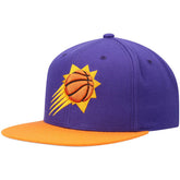 Phoenix Suns Team Two-Tone 2.0 Snapback Hat Purple/Orange - Mitchell & Ness
