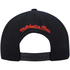 Toronto Raptors Team Two-Tone 2.0 Snapback Hat Black/Red - Mitchell & Ness