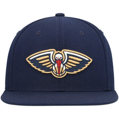New Orleans Pelicans Ground 2.0 Snapback Hat Navy - Mitchell & Ness