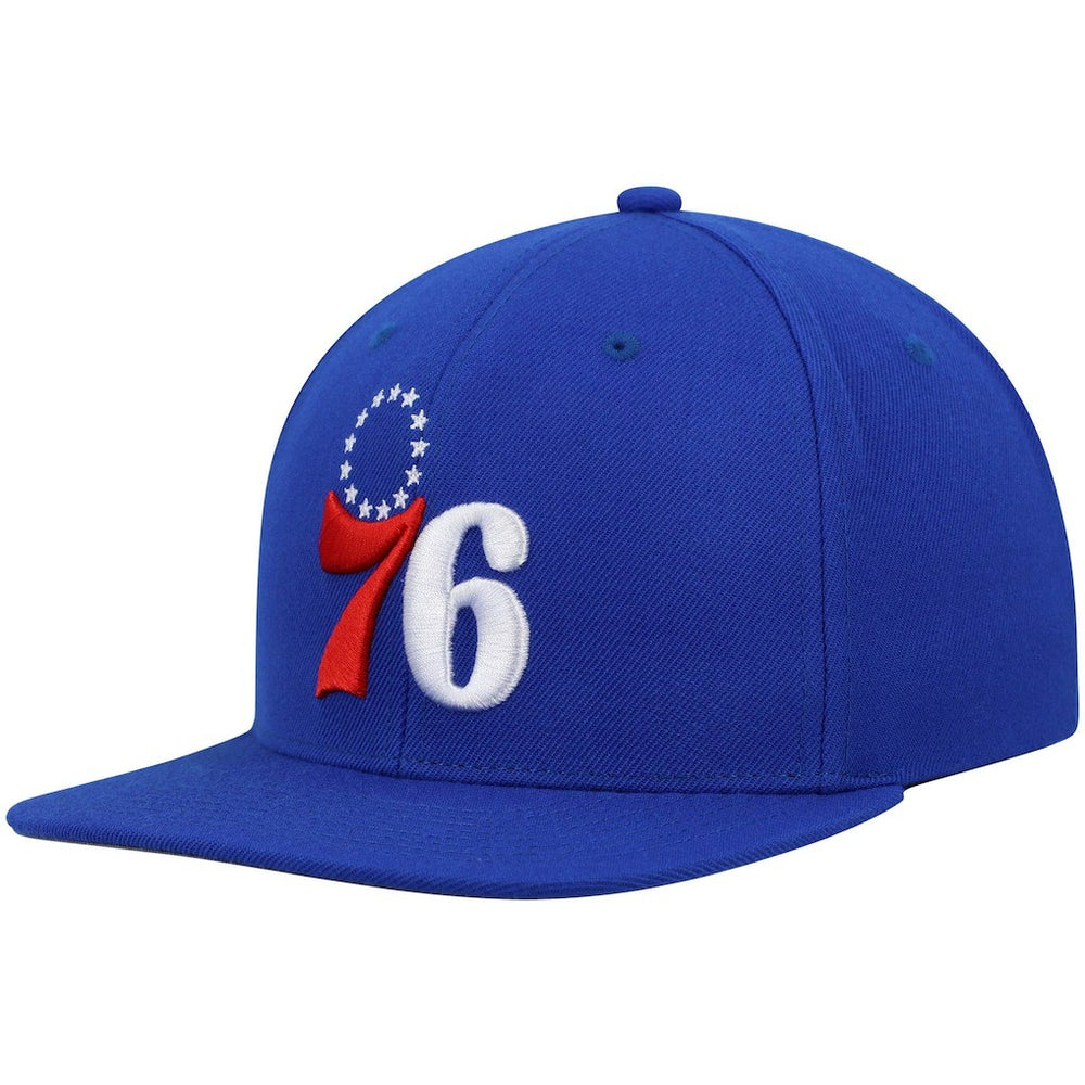 Philadelphia 76ers Ground 2.0 Snapback Hat Royal - Mitchell & Ness