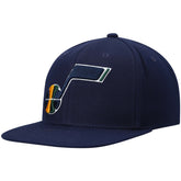 Utah Jazz Ground 2.0 Snapback Hat Navy - Mitchell & Ness