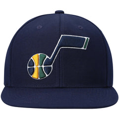 Utah Jazz Ground 2.0 Snapback Hat Navy - Mitchell & Ness