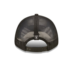 Las Vegas Raiders New Era Women's Team Trucker 9FORTY Snapback Hat - Black Hats