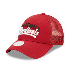 Arizona Cardinals New Era Women's Team Trucker 9FORTY Snapback Hat - Cardinal Hats