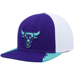 Chicago Bulls Day 5 Snapback Hat Purple - Mitchell & Ness outlet