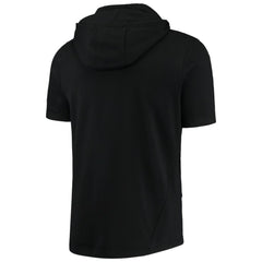Chicago White Sox Levelwear Recruit Short Sleeve Full-Zip Hoodie Jacket - Black Jackets