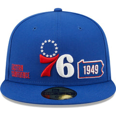 Philadelphia 76ers Fall 22 Identity 59FIFTY Fitted Hat Royal - New Era