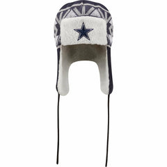 Dallas Cowboys New Era Knit Trapper Hat - Navy Hats