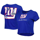 New York Giants New Era Women's Historic Champs T-Shirt - Royal T-shirts