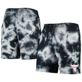 Chicago Bulls Fleece Tie-Dye Shorts Black - New Era