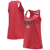 Atlanta Hawks Women's Scoop-Neck Racerback Tank Top Red - New Era