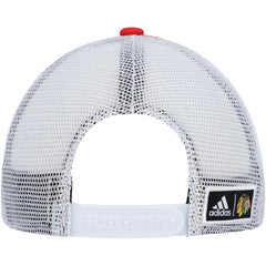 Chicago Blackhawks adidas Team Plate Trucker Snapback Hat - Red/White | US 4687158