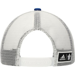 Toronto Maple Leafs adidas Team Plate Trucker Snapback Hat - Blue/White | US 4687172