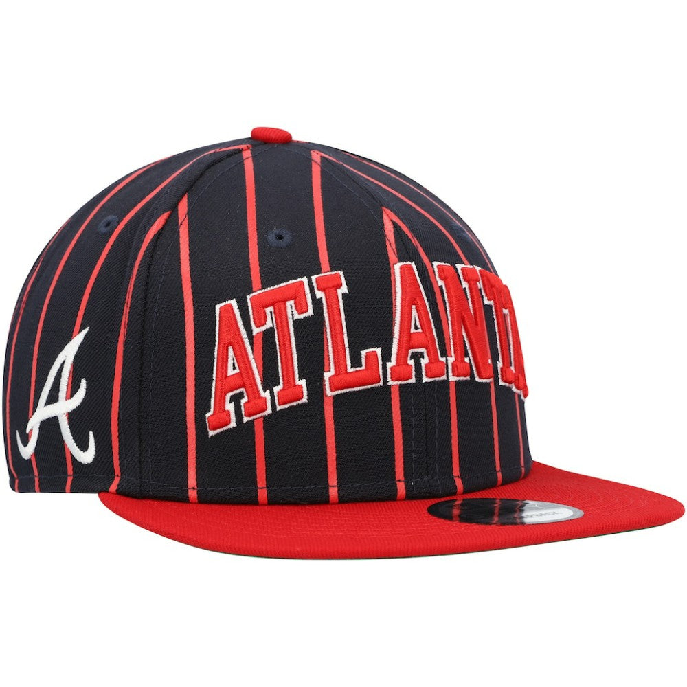 Atlanta Braves New Era City Arch 9FIFTY Snapback Hat - Navy/Red Hats
