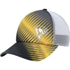 Pittsburgh Penguins adidas Women's Graphic Foam Trucker Snapback Hat - Black/White | US 4688387