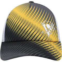 Pittsburgh Penguins adidas Women's Graphic Foam Trucker Snapback Hat - Black/White | US 4688387