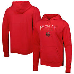 Tampa Bay Buccaneers New Era Ink Dye Pullover Hoodie - Red Hoodies