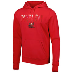 Tampa Bay Buccaneers New Era Ink Dye Pullover Hoodie - Red Hoodies