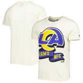 Los Angeles Rams New Era Sideline Chrome T-Shirt - Cream T-shirts